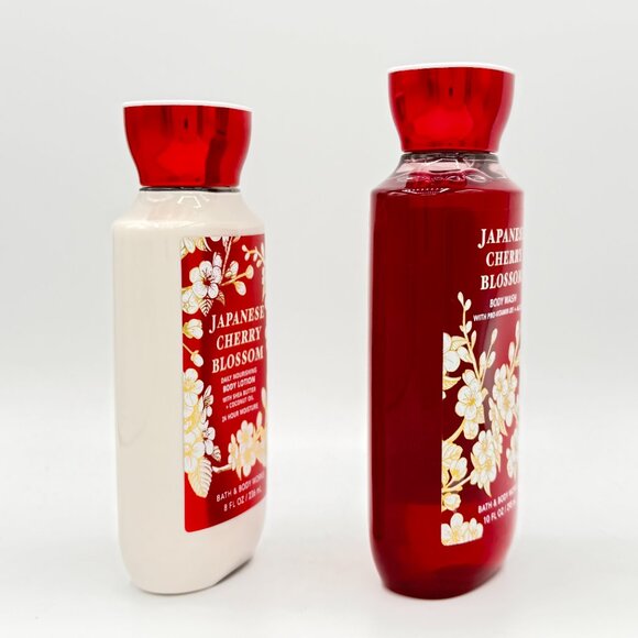 Japanese Cherry Blossom Bath & Body Works Duo Set Lotion and Shower Gel - Picture 4 of 4